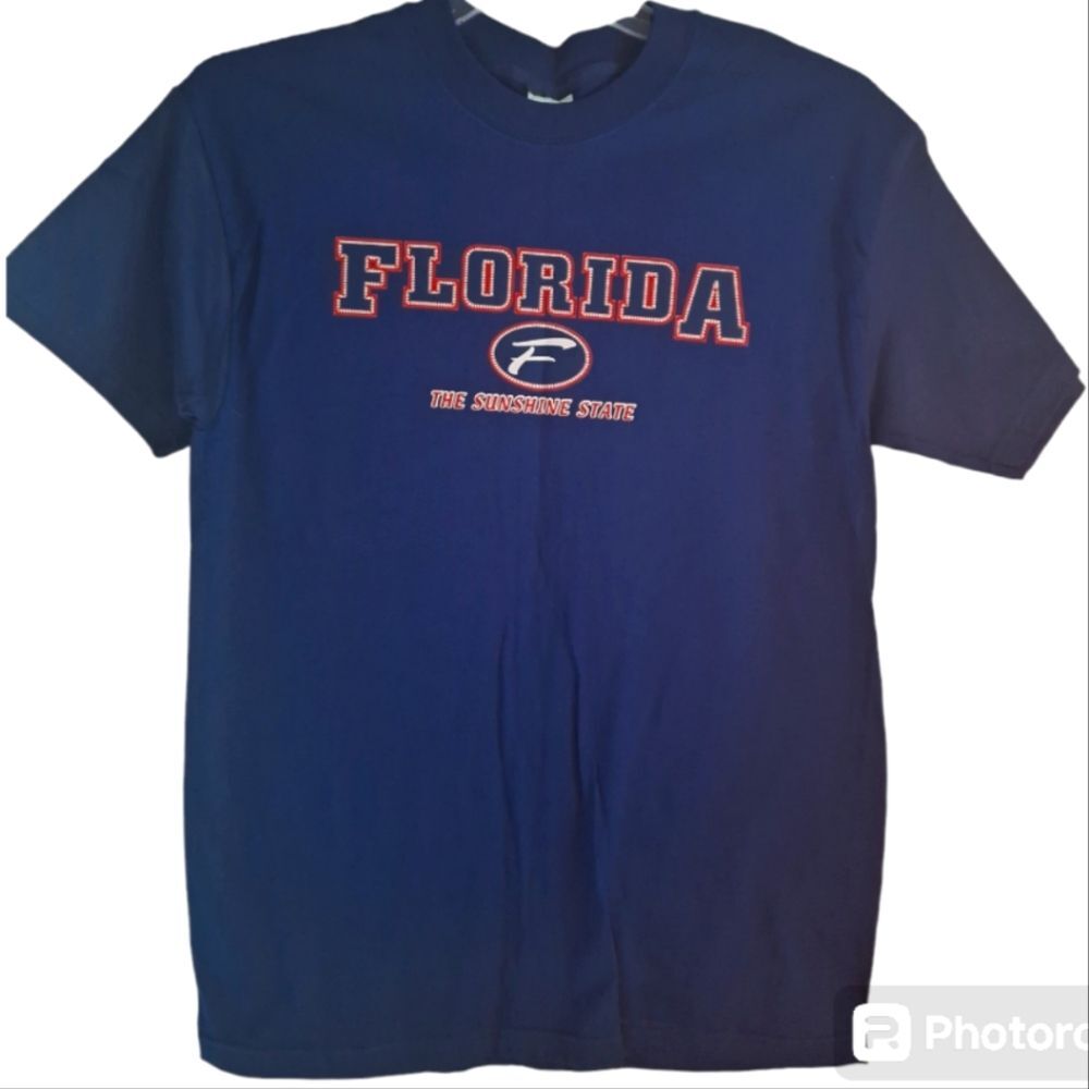 Navy T-Shirt "Florida The Sunshine State"